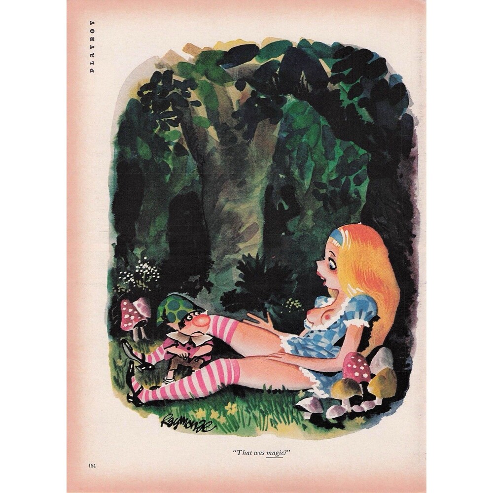 Sexy Adult Cartoon Dwarf Gnome Sex That Was Magic Princess Print Ad Pinup Poster